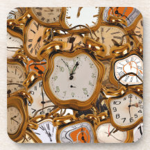 Running Flowing Time Clock Watch Club Bar Room