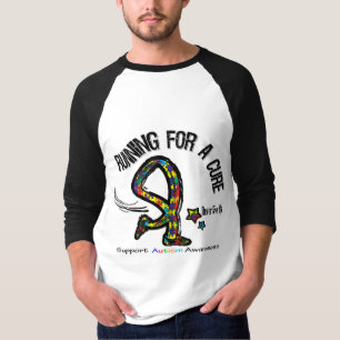 Running For A Cure Autism T-Shirt