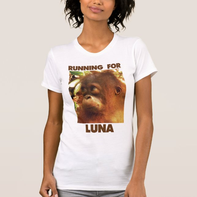 Running for Luna - Orangutan Outreach T-Shirt (Front)