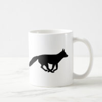 Running Fox Silhouettes | Wild Animal