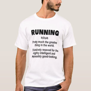 Running Funny Definition Funny 5k Marathon Runner  T-Shirt