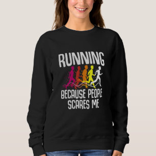 Running Funny Run Marathon Runner Love Trail Train Sweatshirt