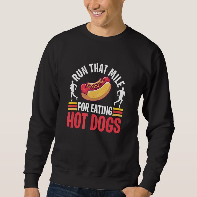 Running Funny Run Marathon Runner Love Training Sweatshirt (Front)