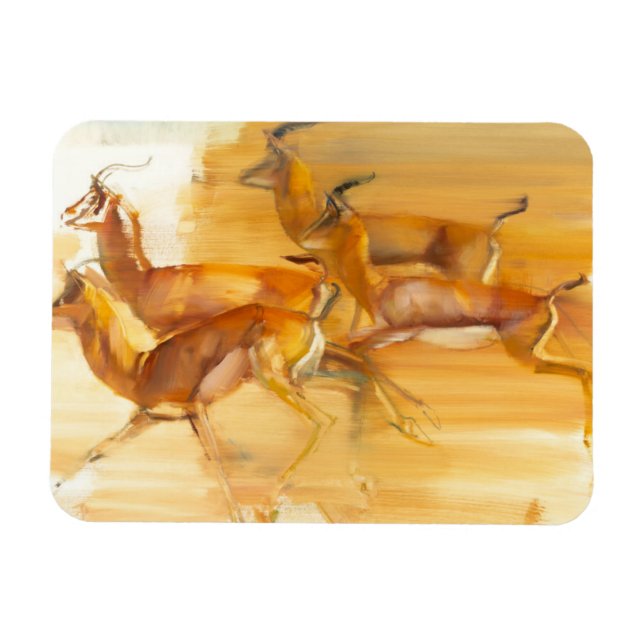 Running Gazelles 2010 Magnet (Horizontal)