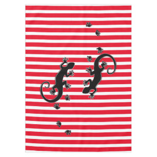 Running Gecko black + your background & Idea Tablecloth