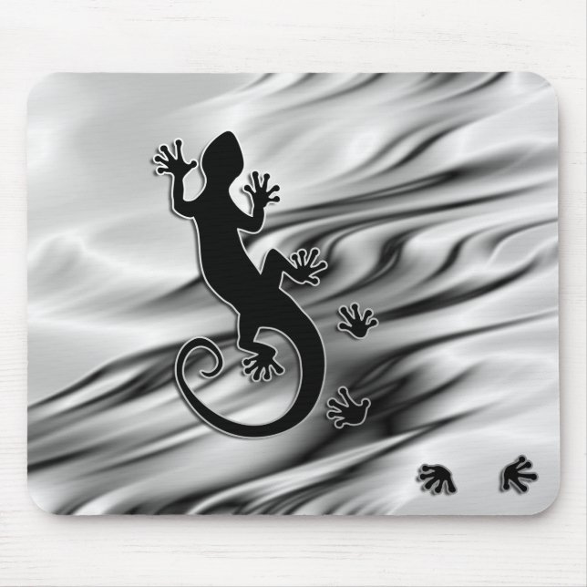Running Gecko Mouse Pad (Front)