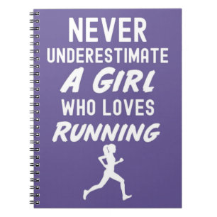 Running Gifts For Girls For Kids Race Racing Sport Notebook
