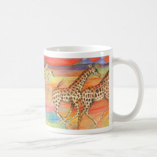 Running Giraffes Mug (Right)
