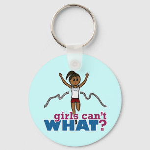 Running Girl in Red Key Ring