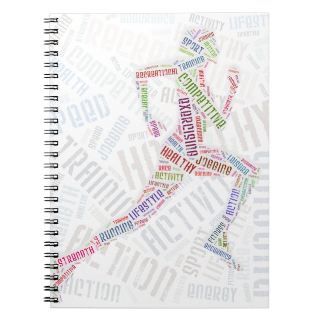 Running girl notebook (Front)