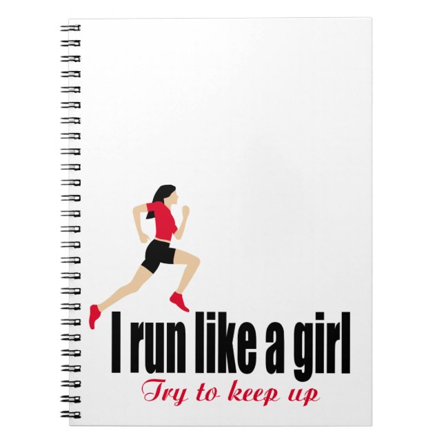 Running girl notebook (Front)