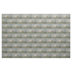 Running Greyhound Dog ArtFabric Fabric
