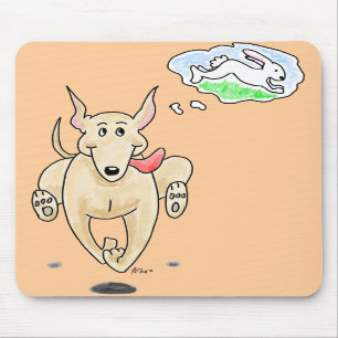 Running Greyhound Mousepad