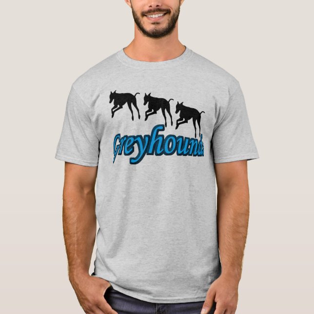 Running Greyhound Trio Silhouettes T-Shirt (Front)