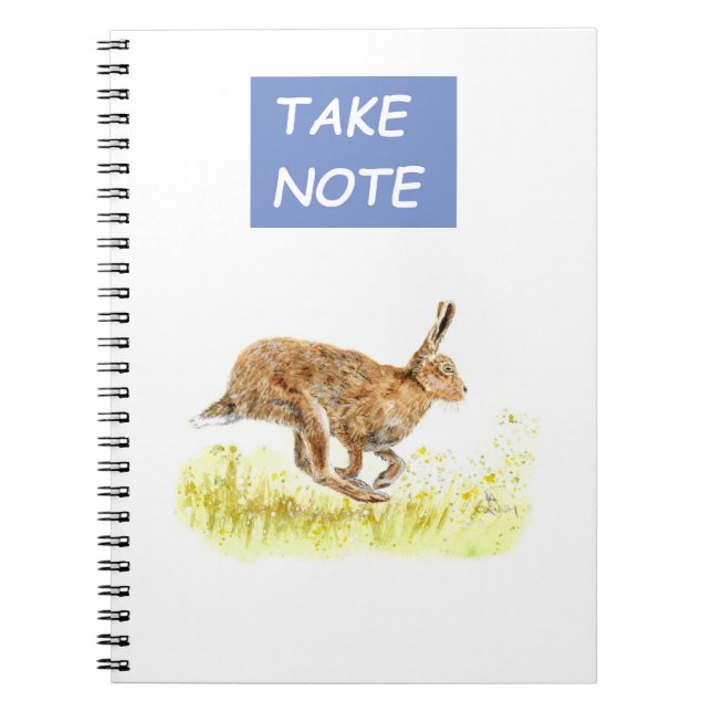 Running Hare Notebook (Front)
