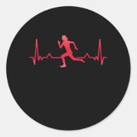 Running Heartbeat Line Runner Xmas Gift
