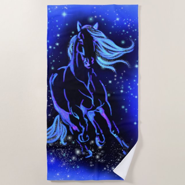Running Horse Beach Towel (Front)
