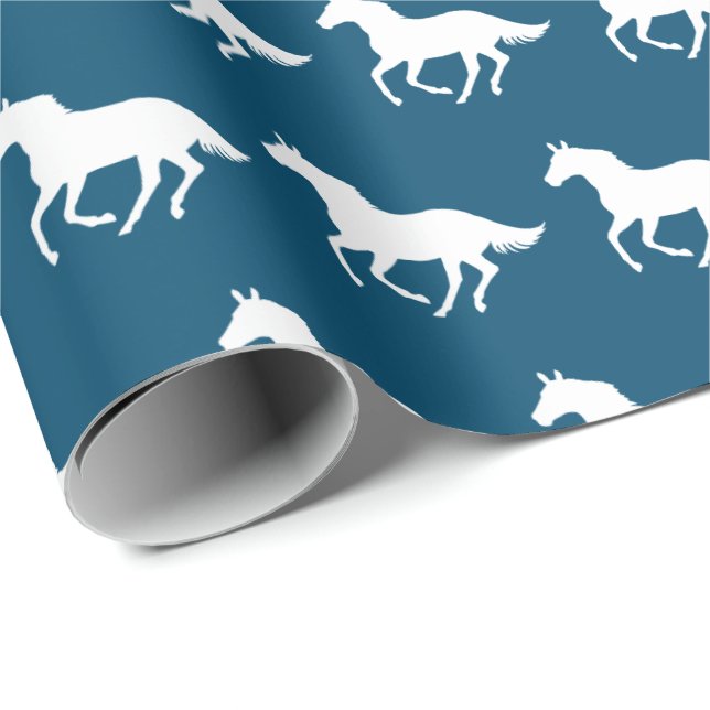 Running Horse Choose Your Colour Wrapping Paper (Roll Corner)