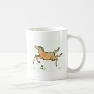 running horse coffee mug