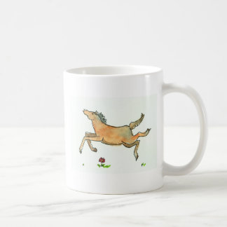 running horse coffee mug