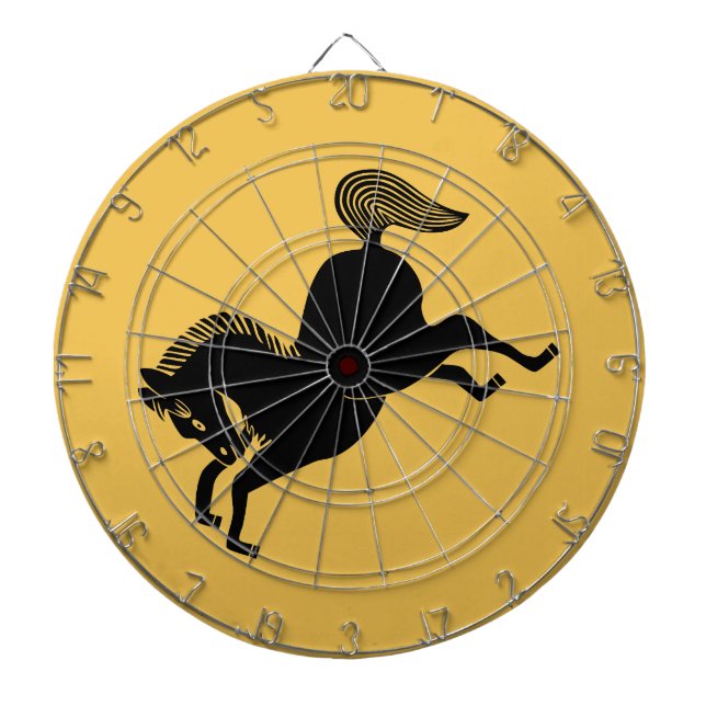 Running horse dartboard (Front)