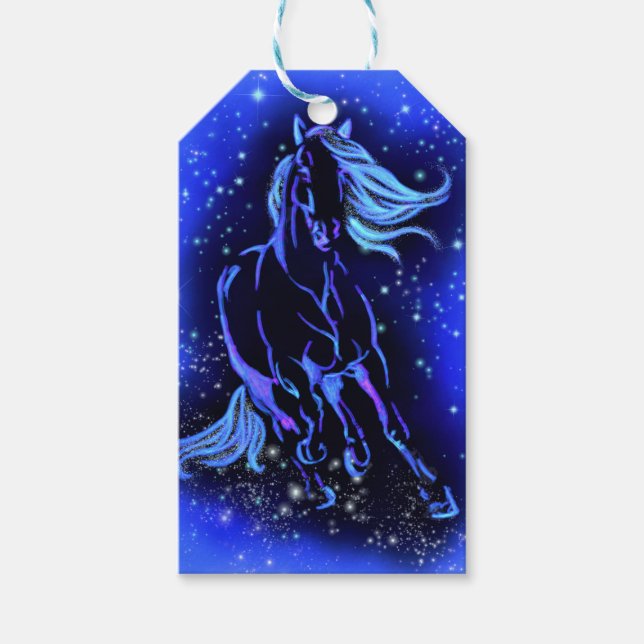Running Horse Gift Tags (Front)