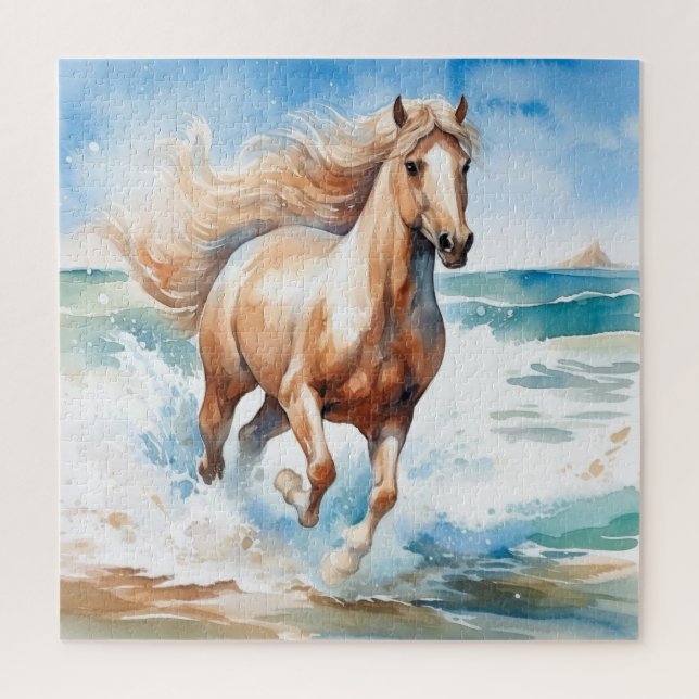 Running Horse Jigsaw Puzzle (Vertical)