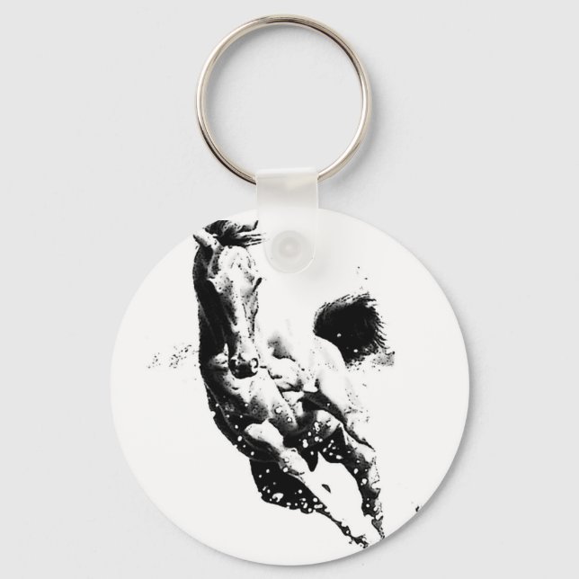 Running Horse Key Ring (Front)