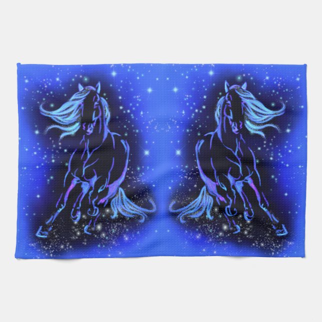 Running Horse Kitchen Towel (Horizontal)