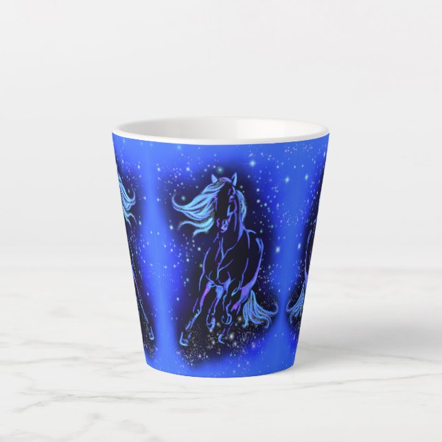 Running Horse Latte Mug (Front)