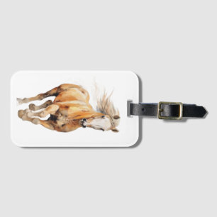 Running Horse Luggage Tag
