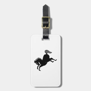 Running horse luggage tag