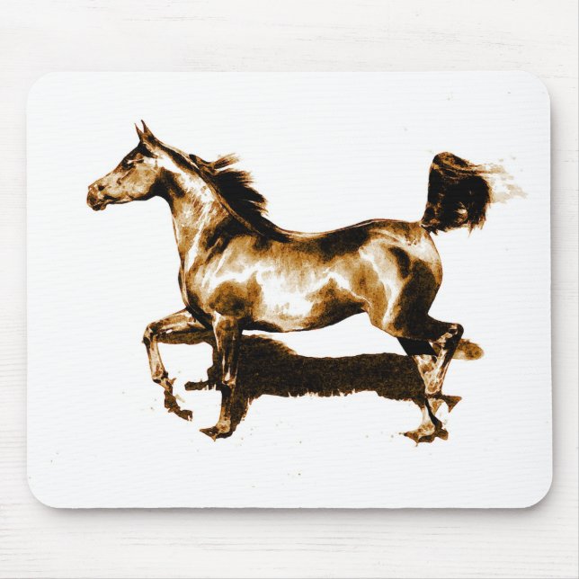 Running Horse Mouse Pad (Front)