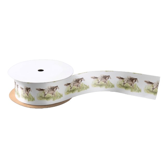 Running Horse Satin Ribbon (Spool)