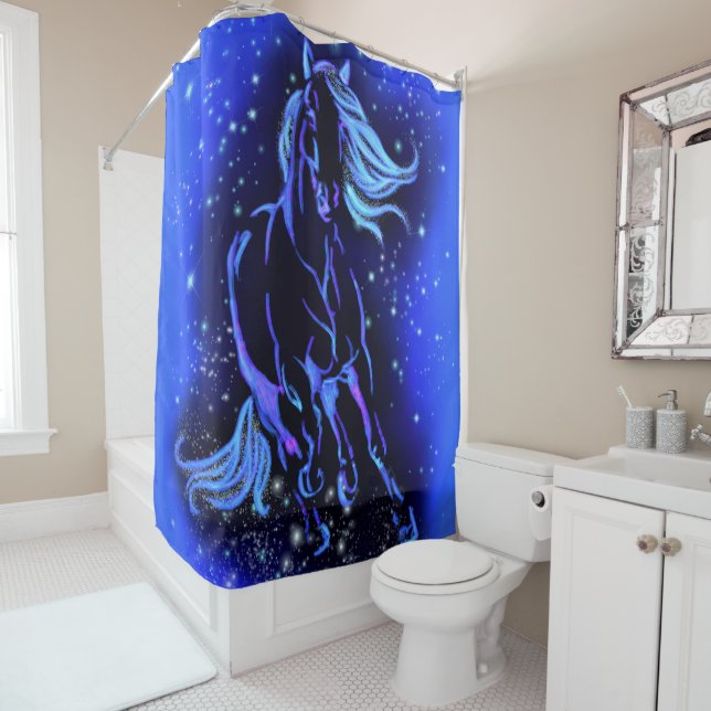 Running Horse Shower Curtain (In Situ)