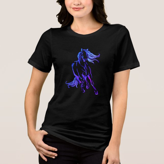Running Horse Tri-Blend Shirt (Front)