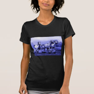Running Horses & Blue Moonlight T-Shirt