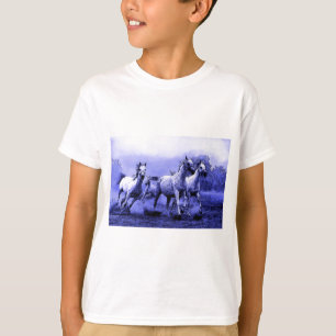 Running Horses & Blue Moonlight T-Shirt