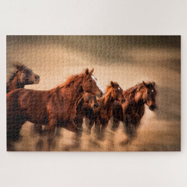 Running Horses Jigsaw Puzzle (Horizontal)