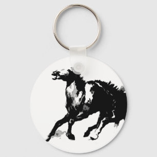 Running Horses Key Ring