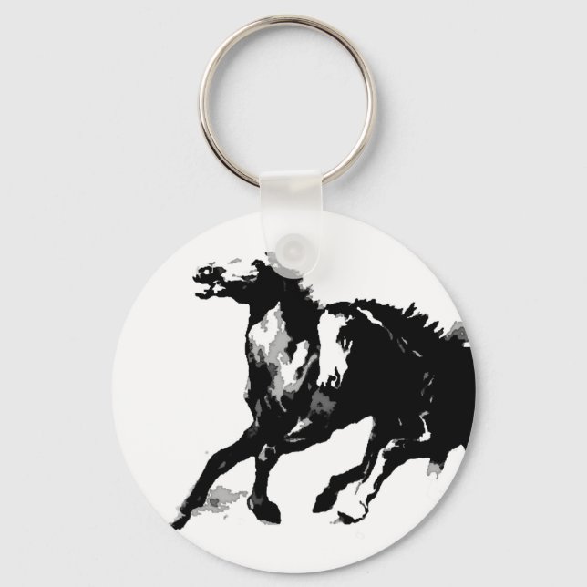 Running Horses Key Ring (Front)