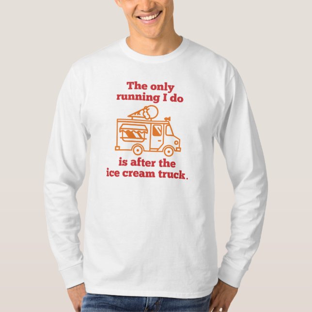 Running Ice Cream T-Shirt (Front)