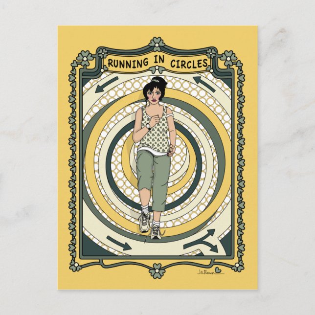 Running in Circles_C_ Postcard (Front)