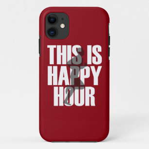 Running Is Happy Hour iPhone 11 Case