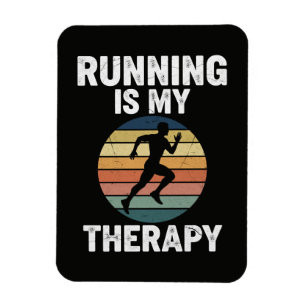 Running Is My Therapy Magnet