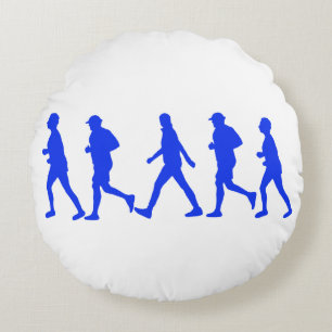 Running Jogging Work Out Round Cushion