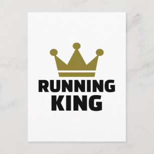 Running King Postcard