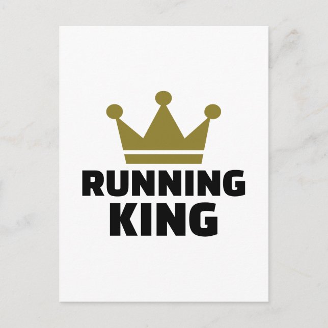 Running King Postcard (Front)