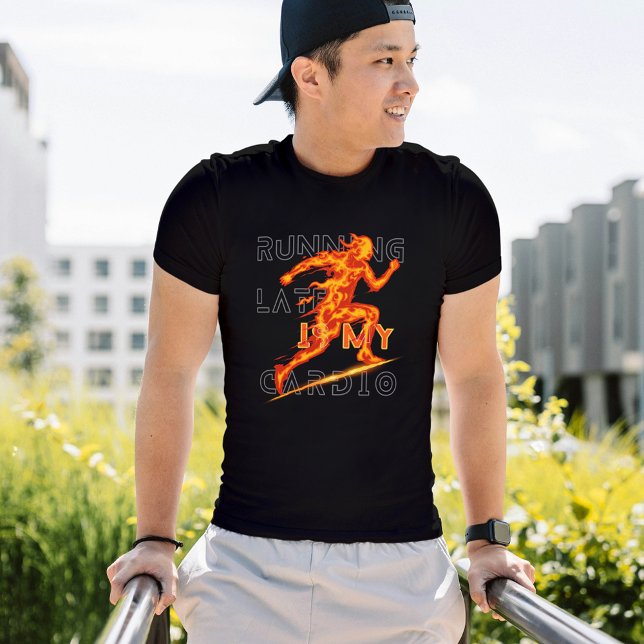 Running Late Is My Cardio Funny Fitness Gift T-Shirt (Creator Uploaded)