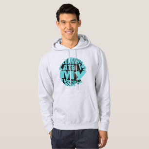 Running late is my cardio hoodie